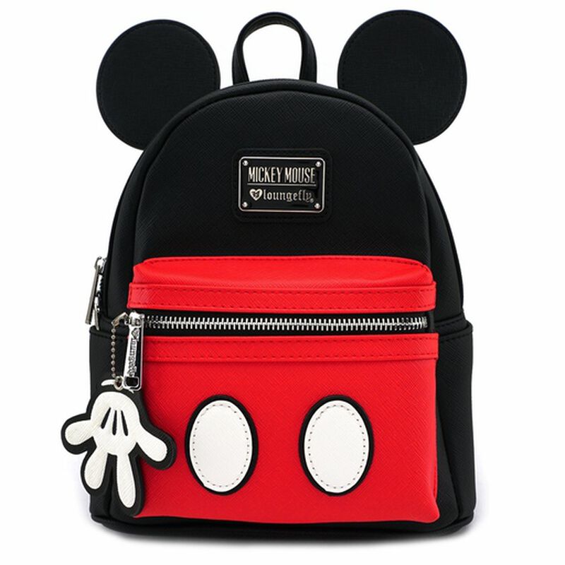 mochila loungefly temática de mickey mouse